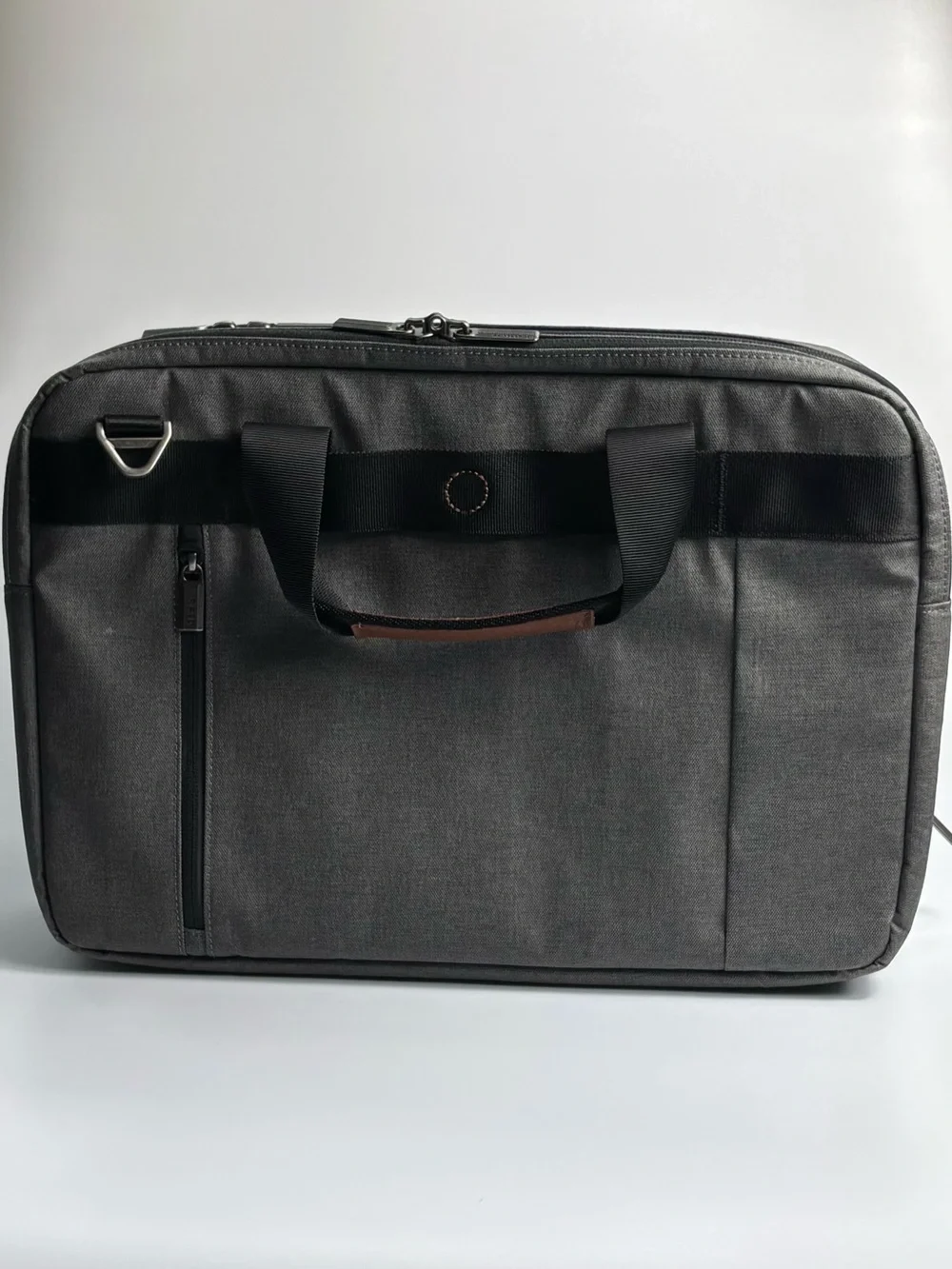 Briggs & Riley Kinzie Street 2.0 Micro Messenger Grey Bag No Shoulder Strap